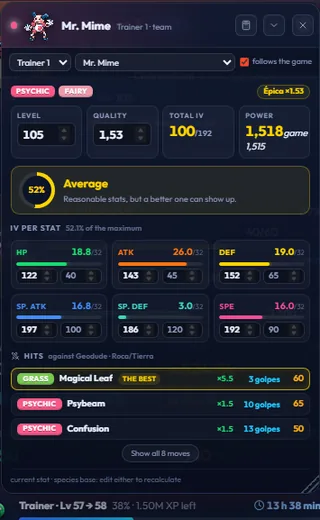 The IVs of any pokémon · PokeFun