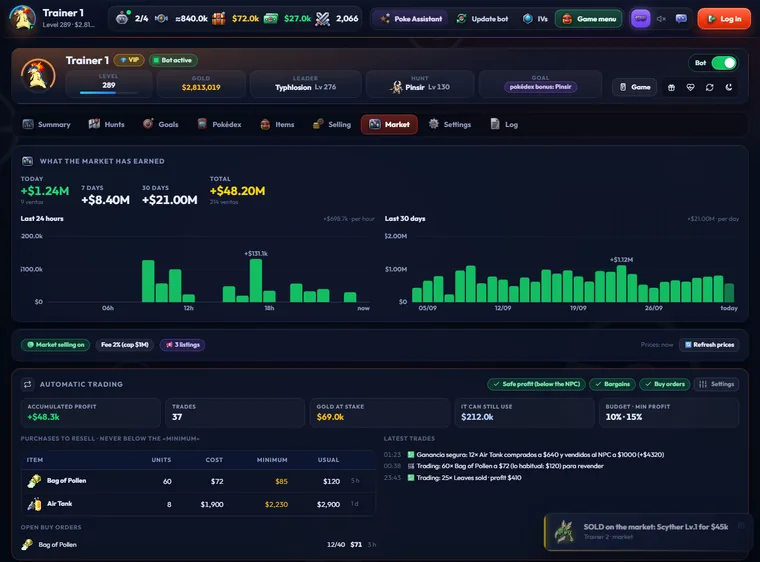 Sell where you get paid most · PokeFun